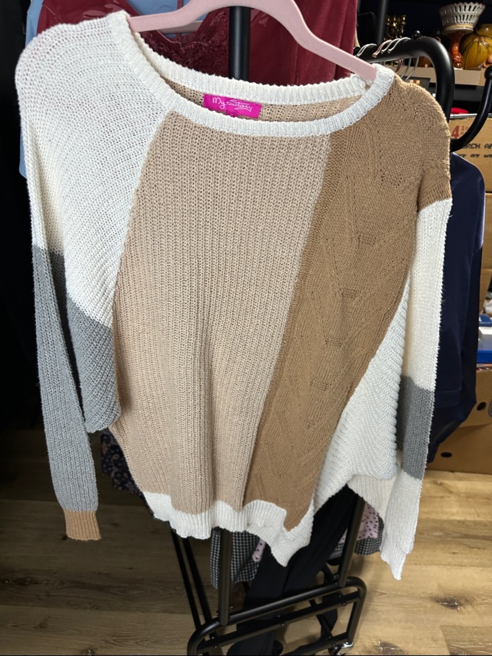 42. Tan Sweater